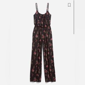 Kaileigh silky floral jumpsuit